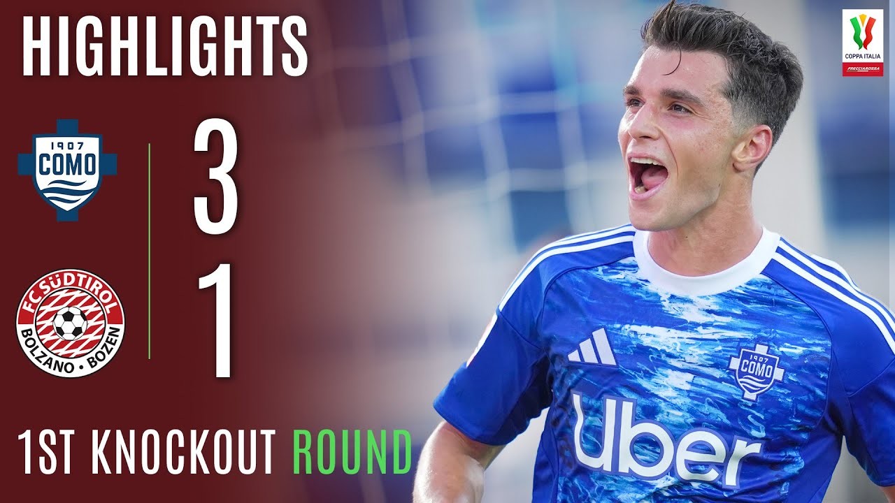 #ไฮไลท์ฟุตบอล [ โคโม่ 3 - 1 ซุดติโรล อัลโต้ ] โคปปา อิตาเลีย คัพ 2025/17.8.68