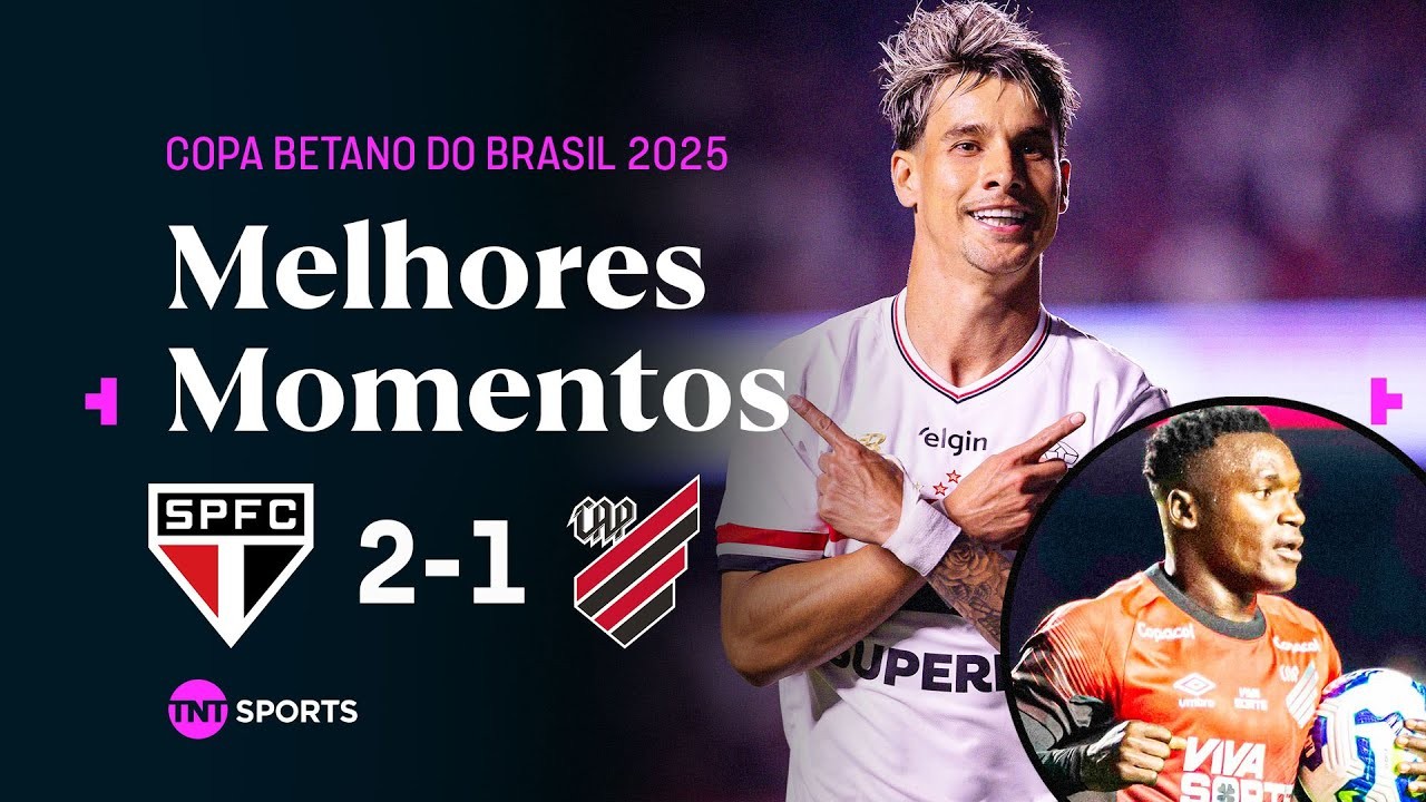 #ไฮไลท์ฟุตบอล [ เซาเปาโล 2 - 1 แอตเลติโก พาราเนนเซ่ ] บราซิล คัพ 2025/1.8.68